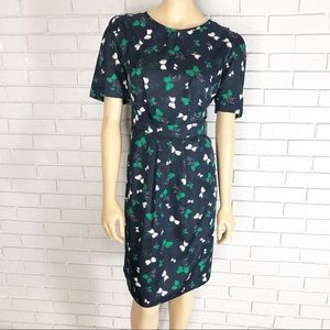 Hi There By Karen Walker Navy Bow Collar Dress